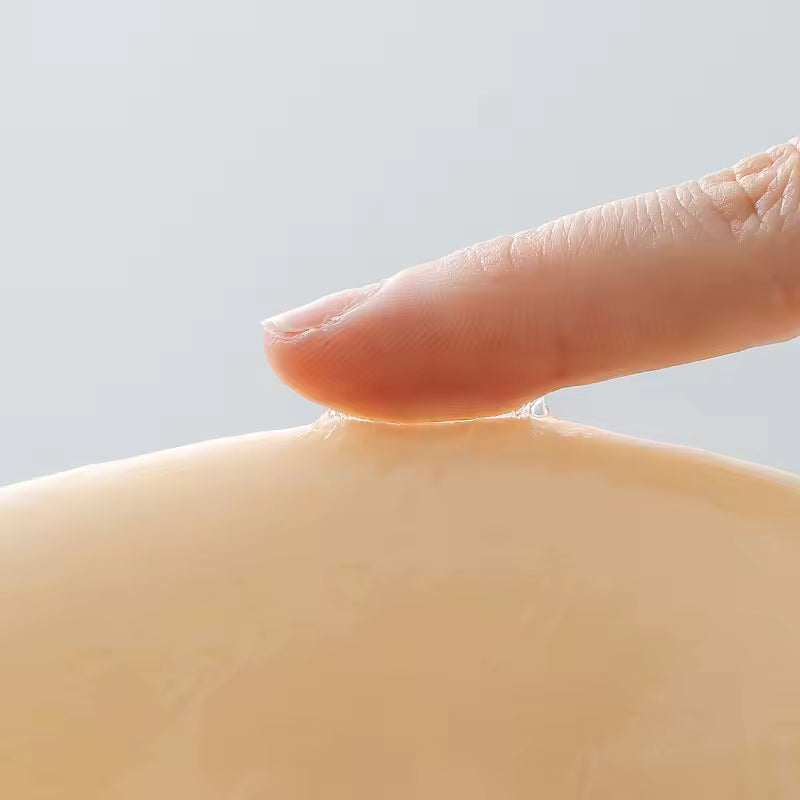 Invisible Reusable Self-Adhesive Silicone Bra with Push-up Centre Locking